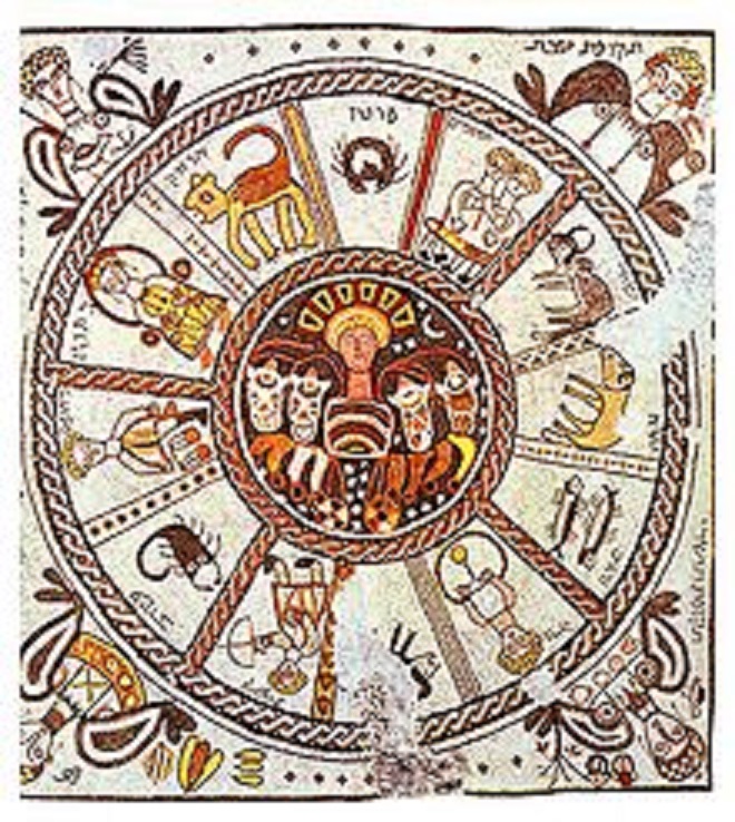 mozaique calendrier hébraïque - Copie
